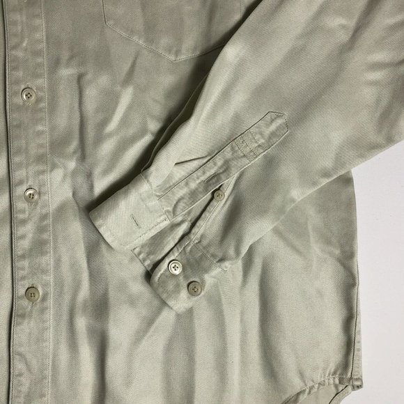 Tommy Bahama Island Soft Mens Shirt Size L Long Sleeve Button Up Beige J56 - Picture 4 of 5